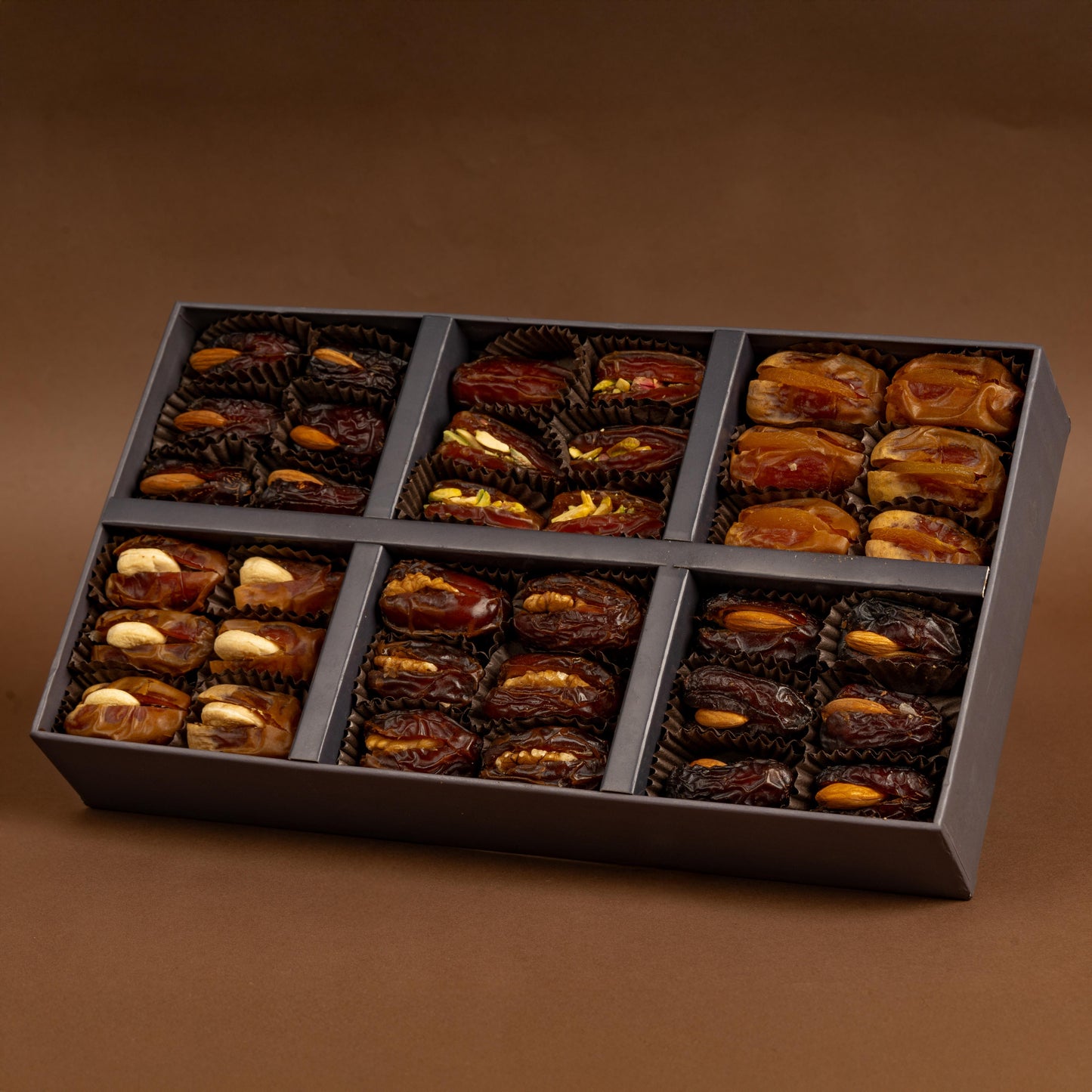 Stuffed Dates Gift set 6 Varieties 36 pcs